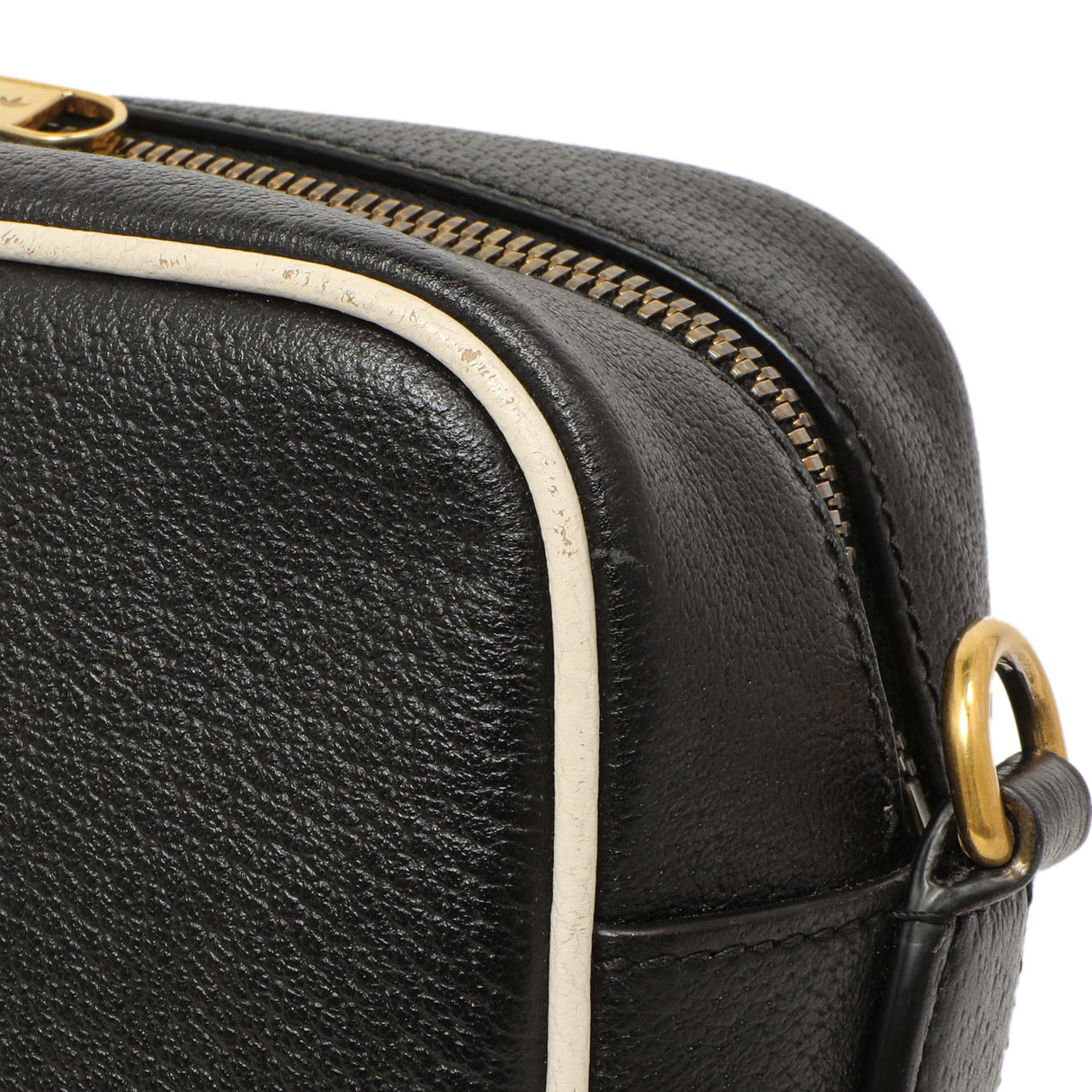 Gucci X Adidas Textured Dollar Calfskin Web Trefoil Logo Small Messenger Bag Handbags Gucci