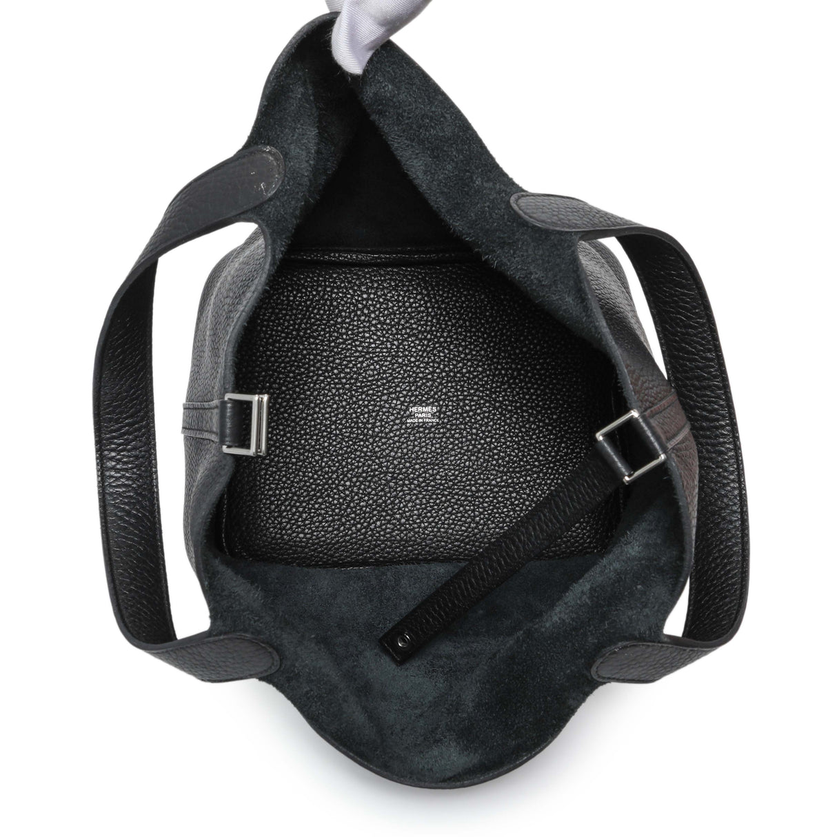 Hermes Black Clemence Picotin 22 Handbags Hermes