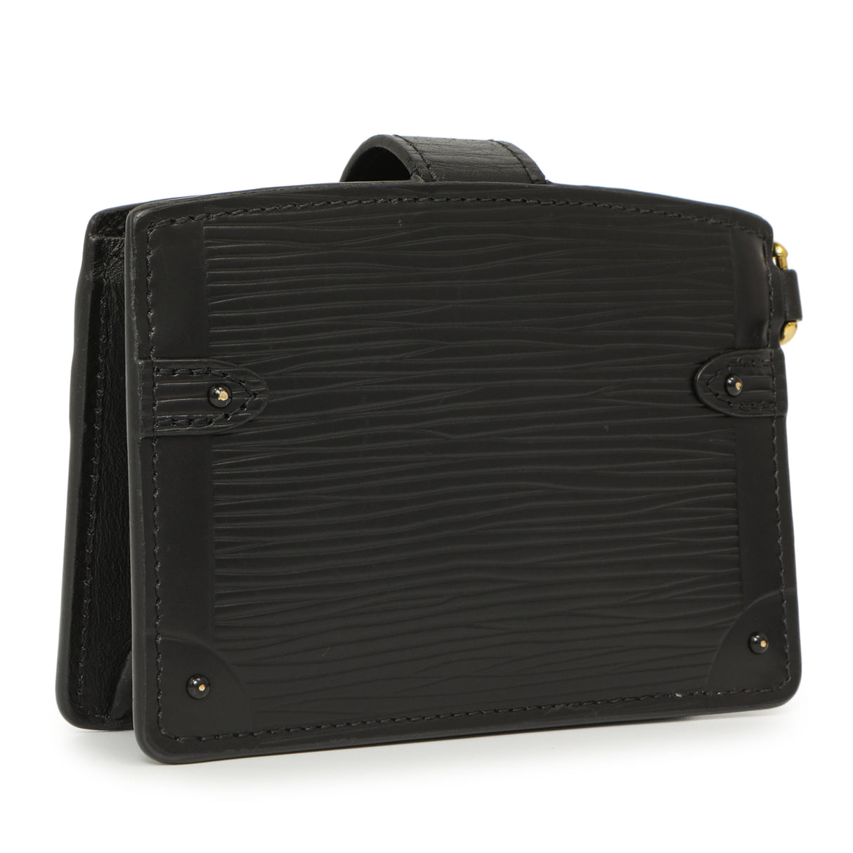 Louis Vuitton Black Epi Leather Trunk Multicartes Key Chain and Bag Charm Accessories Louis Vuitton