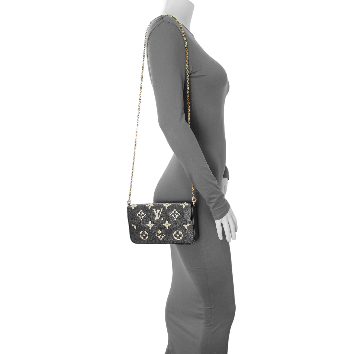 -6 items Thur Aug 6 ⬆️- Louis Vuitton Empreinte Monogram Giant Felicie Pochette Handbags Louis Vuitton