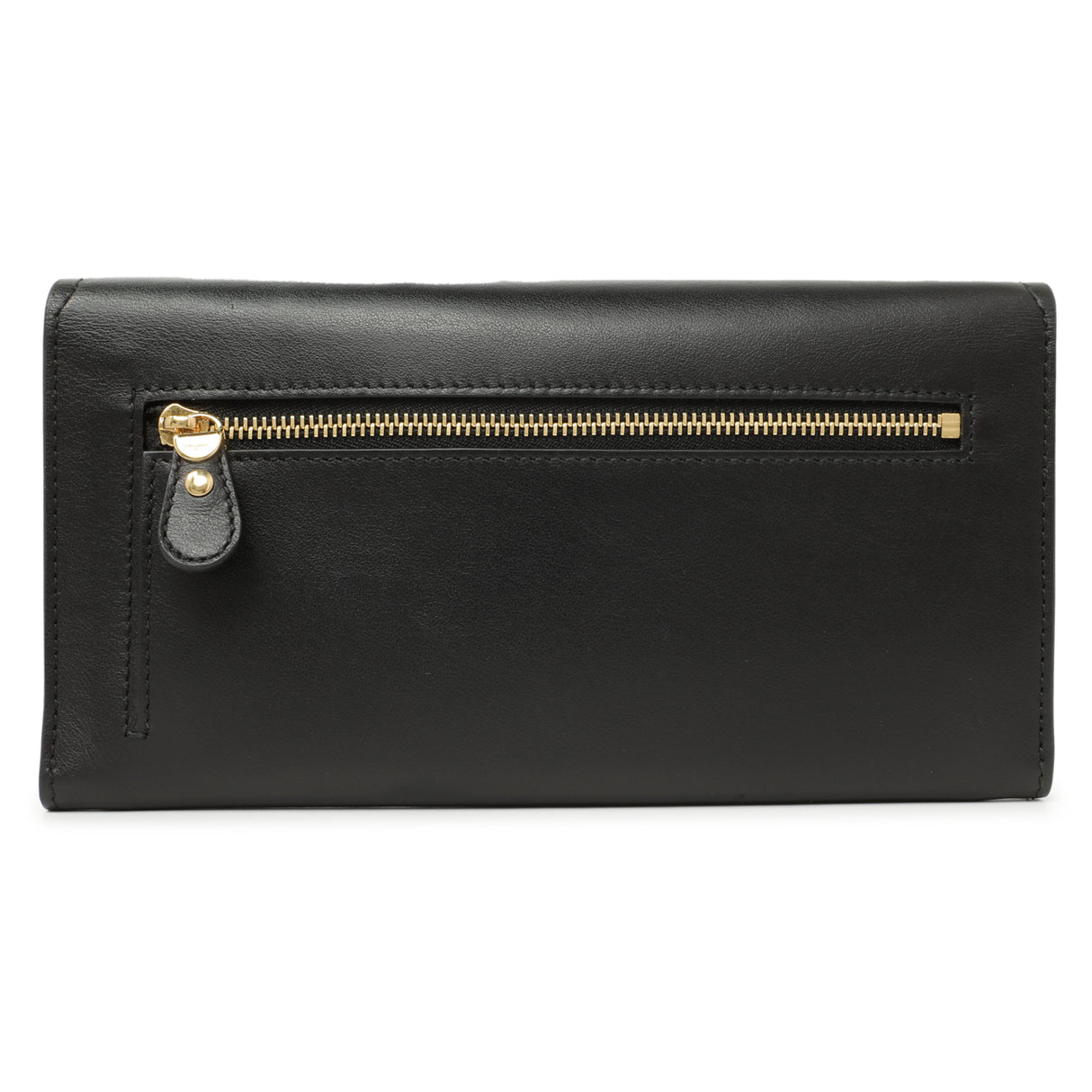Salvatore Ferragamo Black Calfskin Vara Bow Wallet Accessories Salvatore Ferragamo