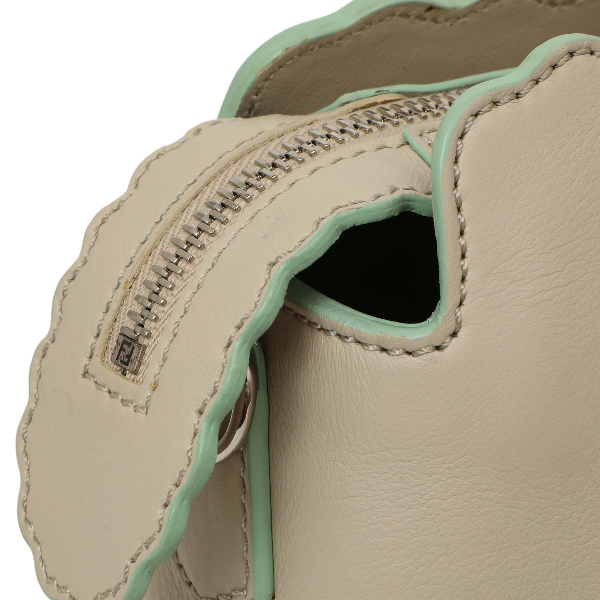 Fendi Grey Vitello Dolce Studded Medium By The Way Handbags Fendi