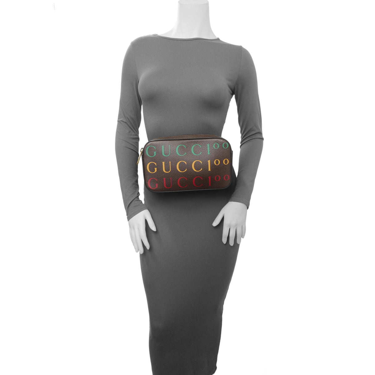 Gucci Textured Dollar Calfskin Gucci 100 Aria Belt Bag Handbags Gucci