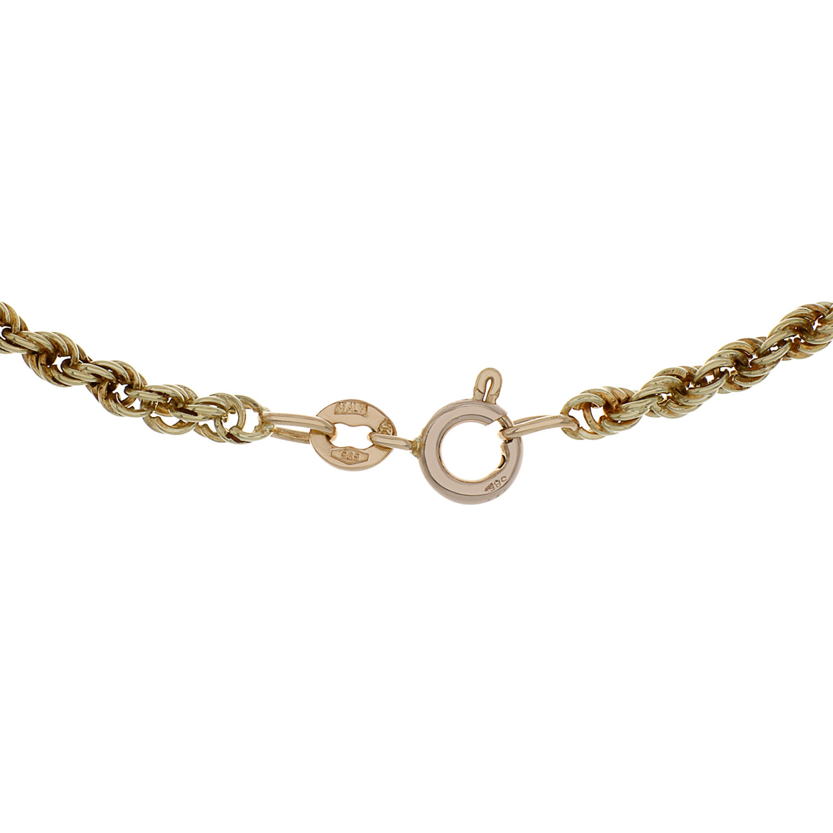 14K Yellow Gold Rope Chain Fine Jewellery Modaselle