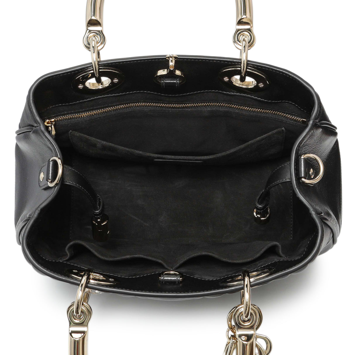 Christian Dior Black Calfskin Cannage Medium The Lady 95.22 Handbags Christian Dior