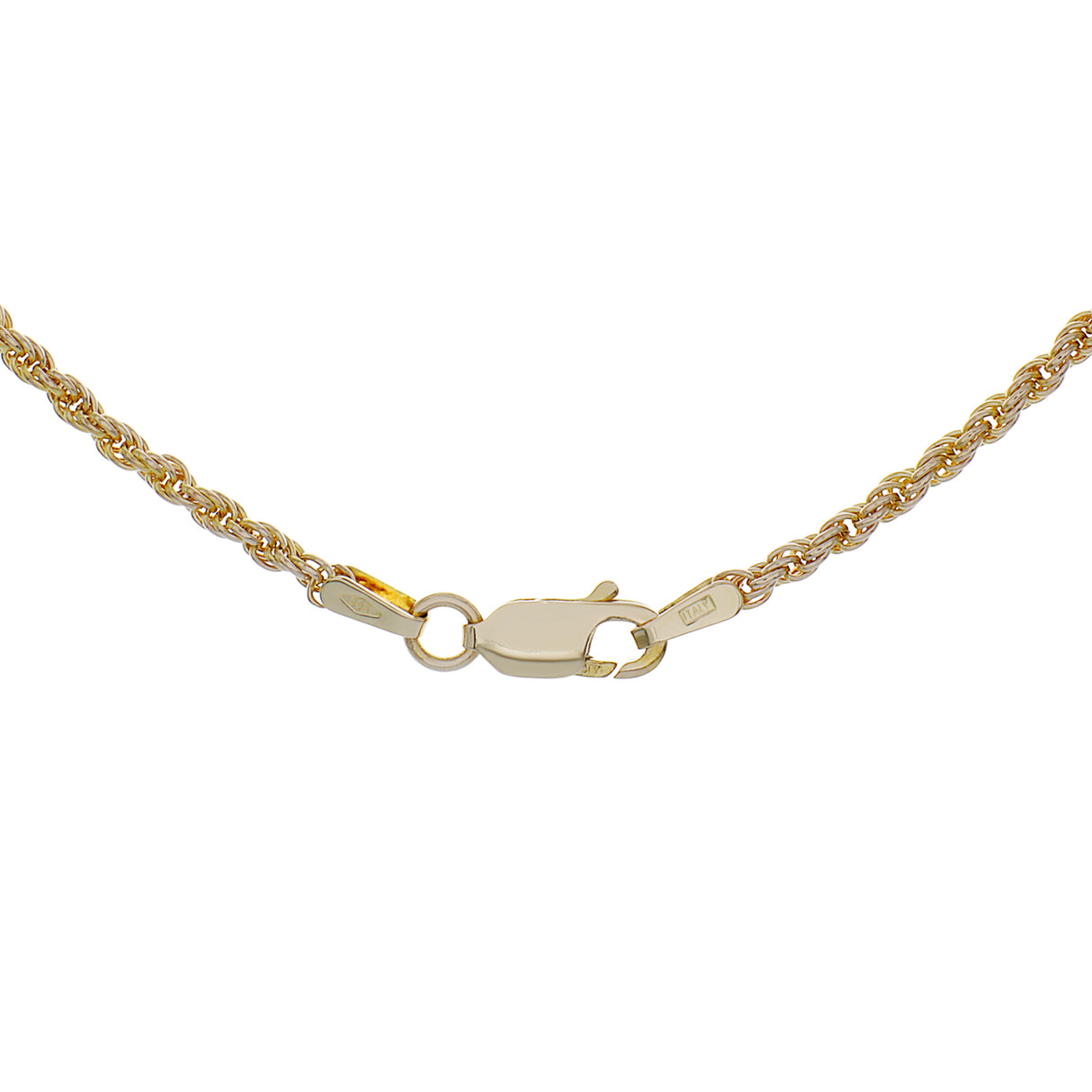 14K Yellow Gold Rope Chain Fine Jewellery Modaselle
