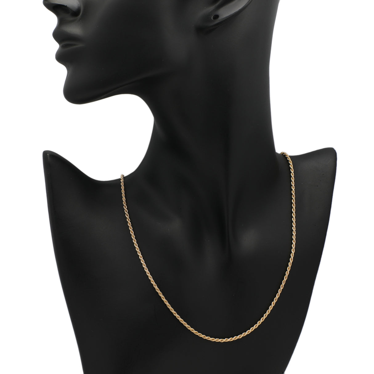 14K Yellow Gold Rope Chain Fine Jewellery Modaselle