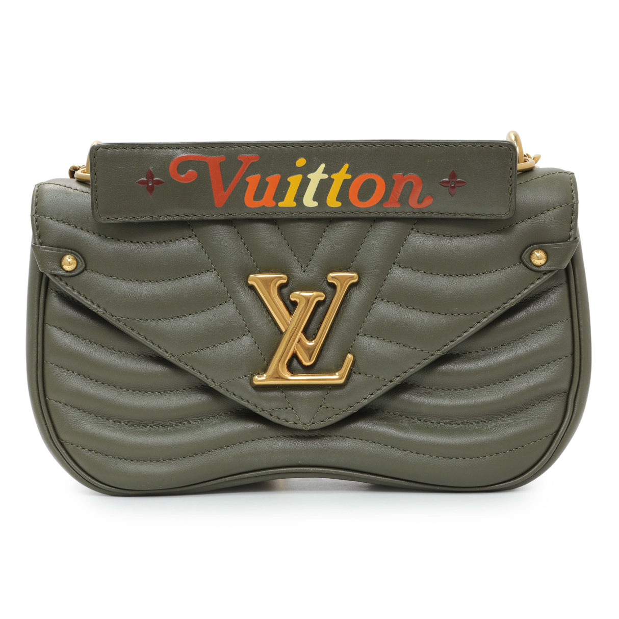 Louis Vuitton Calfskin New Wave Chain MM Handbags Louis Vuitton