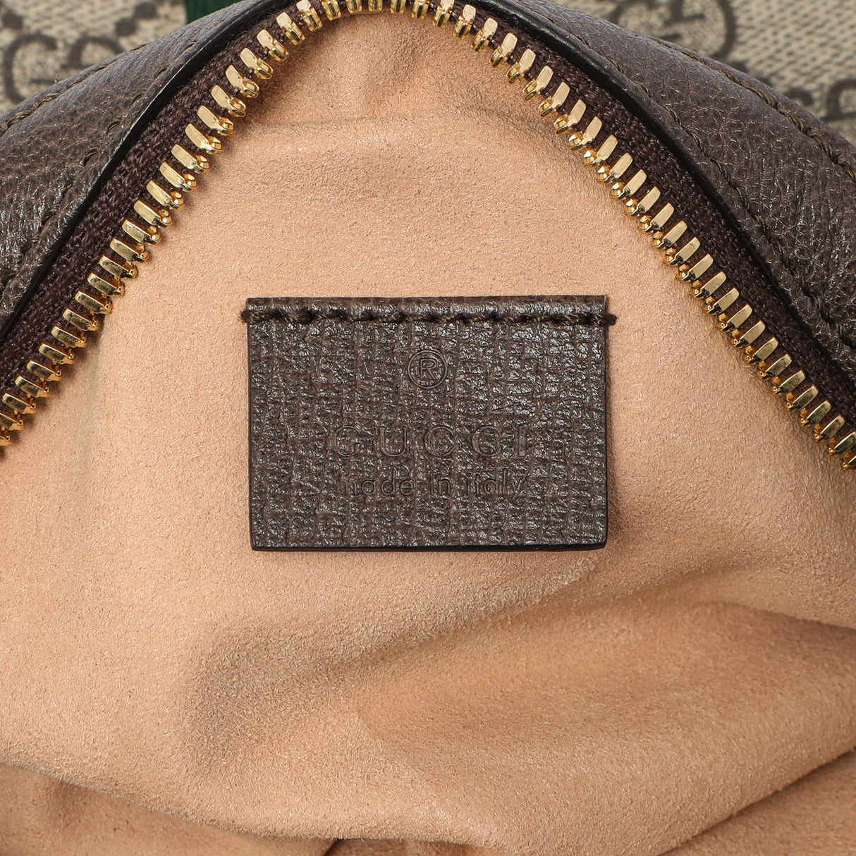 Gucci GG Supreme Monogram Web Mini Ophidia Round Shoulder Bag Handbags Gucci