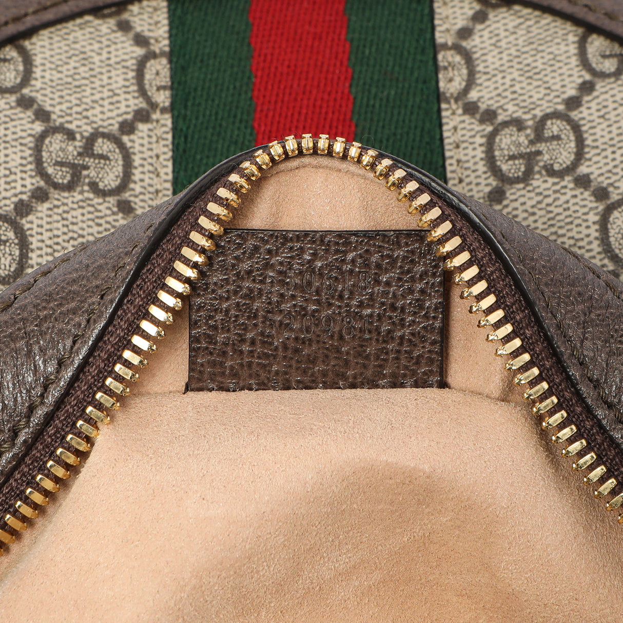 Gucci GG Supreme Monogram Web Mini Ophidia Round Shoulder Bag Handbags Gucci