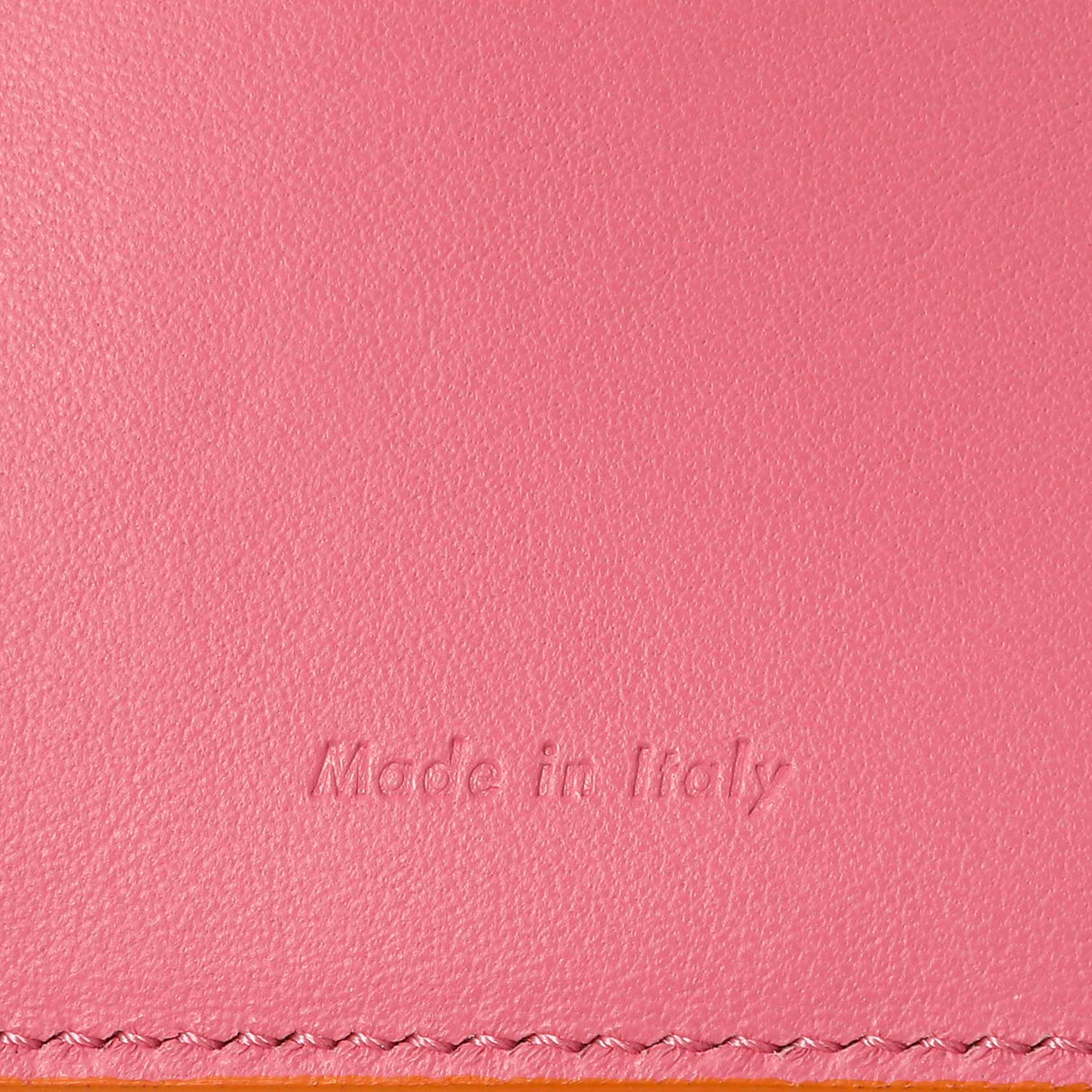 Celine Orange Grained Calfskin Large Multifunction Strap Wallet Accessories Celine