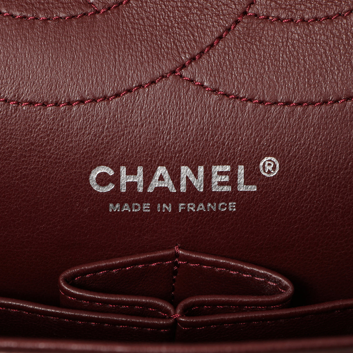 Chanel Burgundy Quilted Patent 2.55 Reissue 227 Handbags Chanel