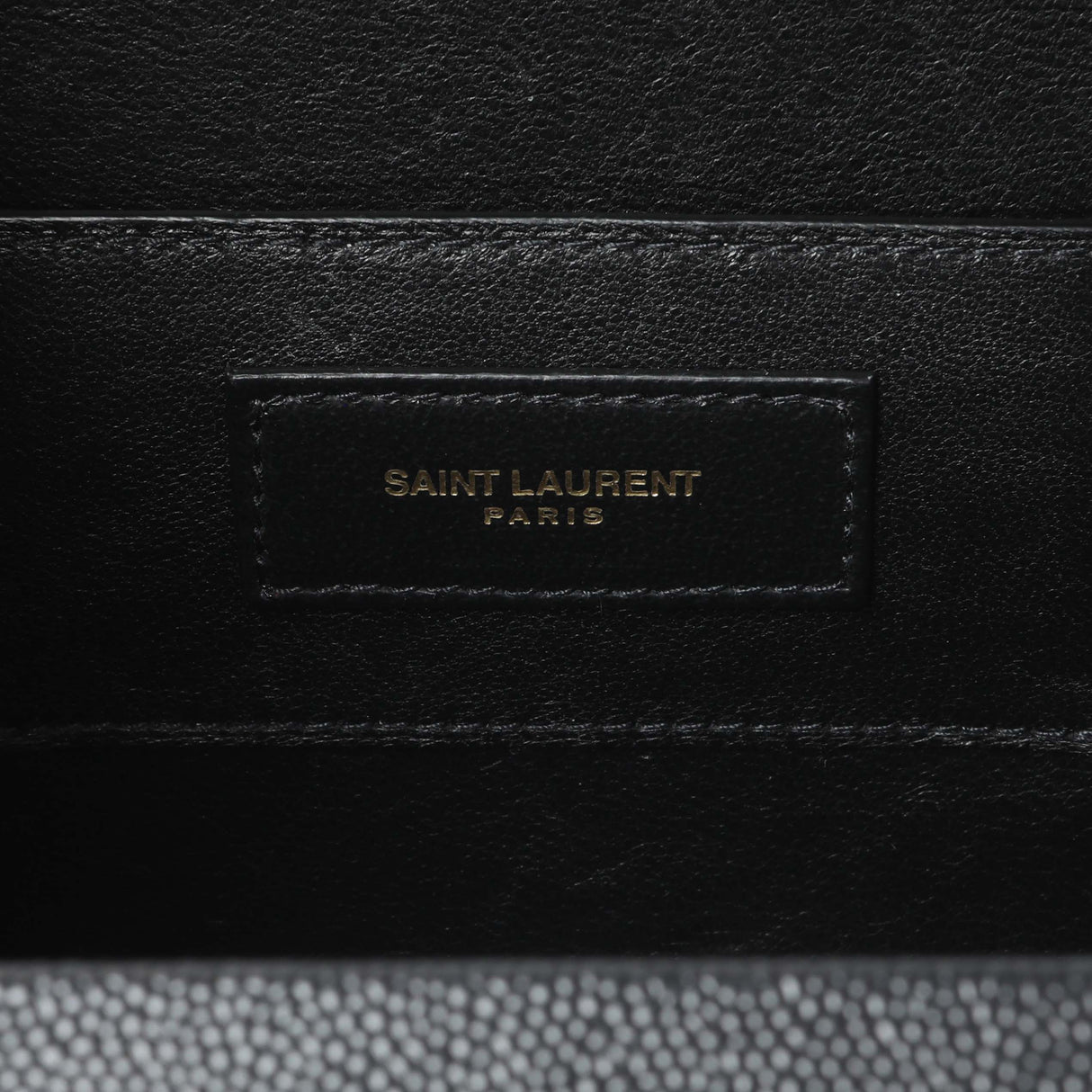 Saint Laurent Black Grain de Poudre Monogram Kate Box Chain Crossbody Bag Handbags Saint Laurent