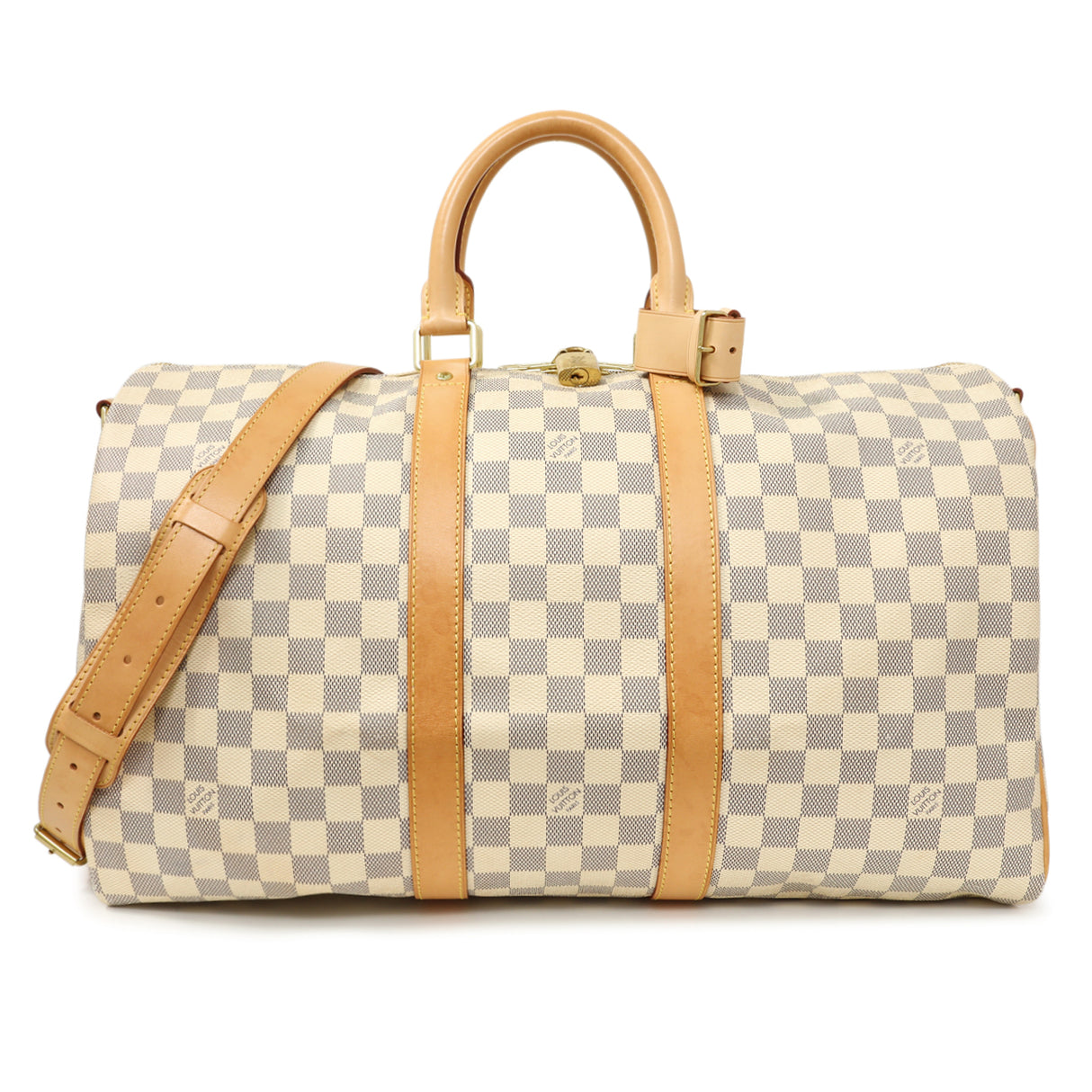Louis Vuitton Damier Azur Keepall Bandouliere 45 Handbags Louis Vuitton