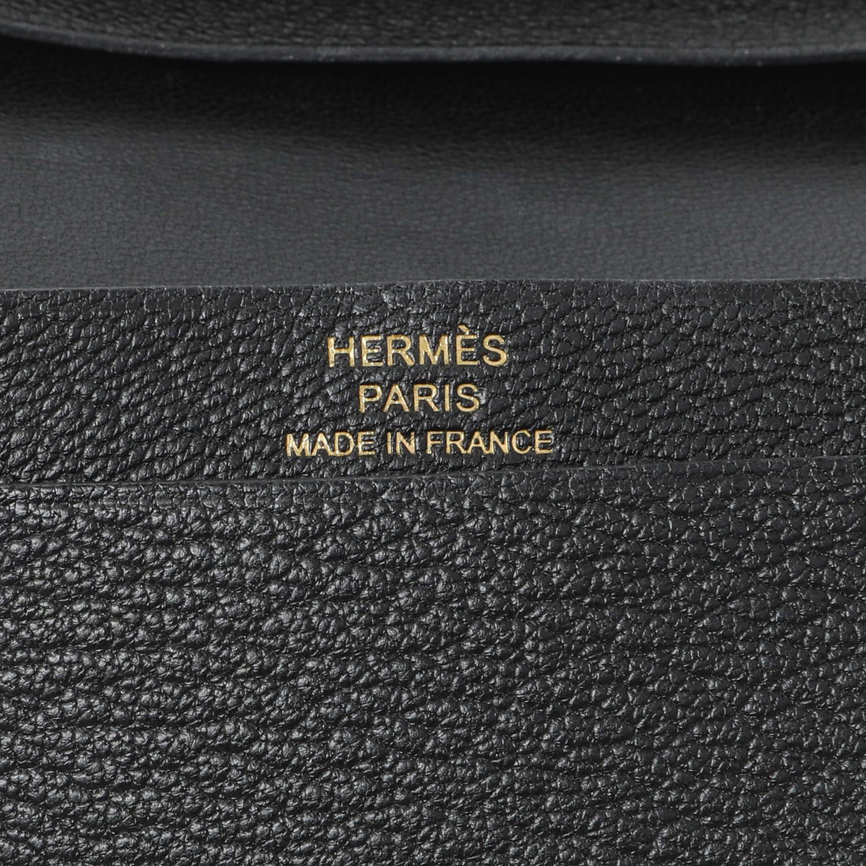 Hermes Black Chevre Mysore Bearn Card Holder Wallet Accessories Hermes