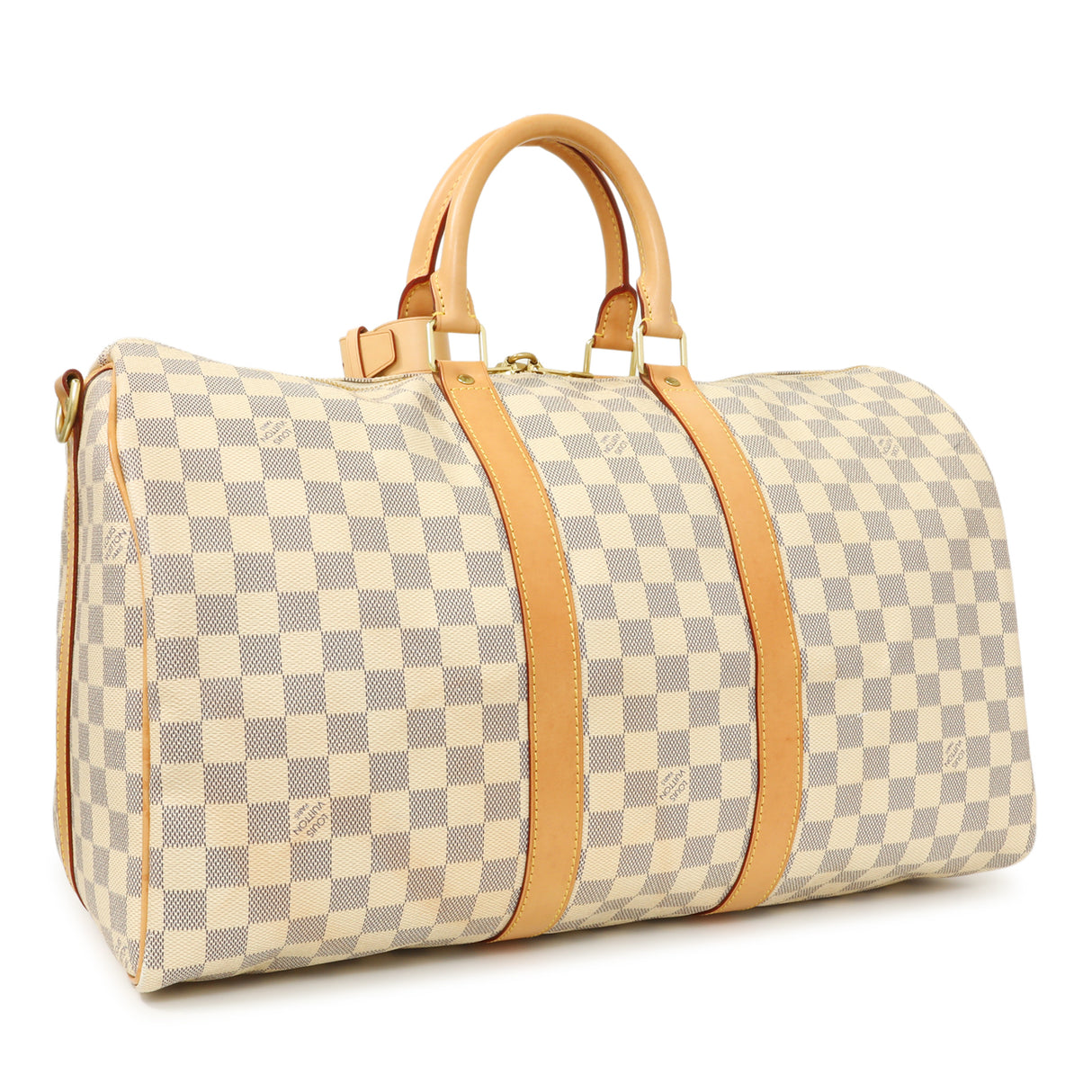 Louis Vuitton Damier Azur Keepall Bandouliere 45 Handbags Louis Vuitton