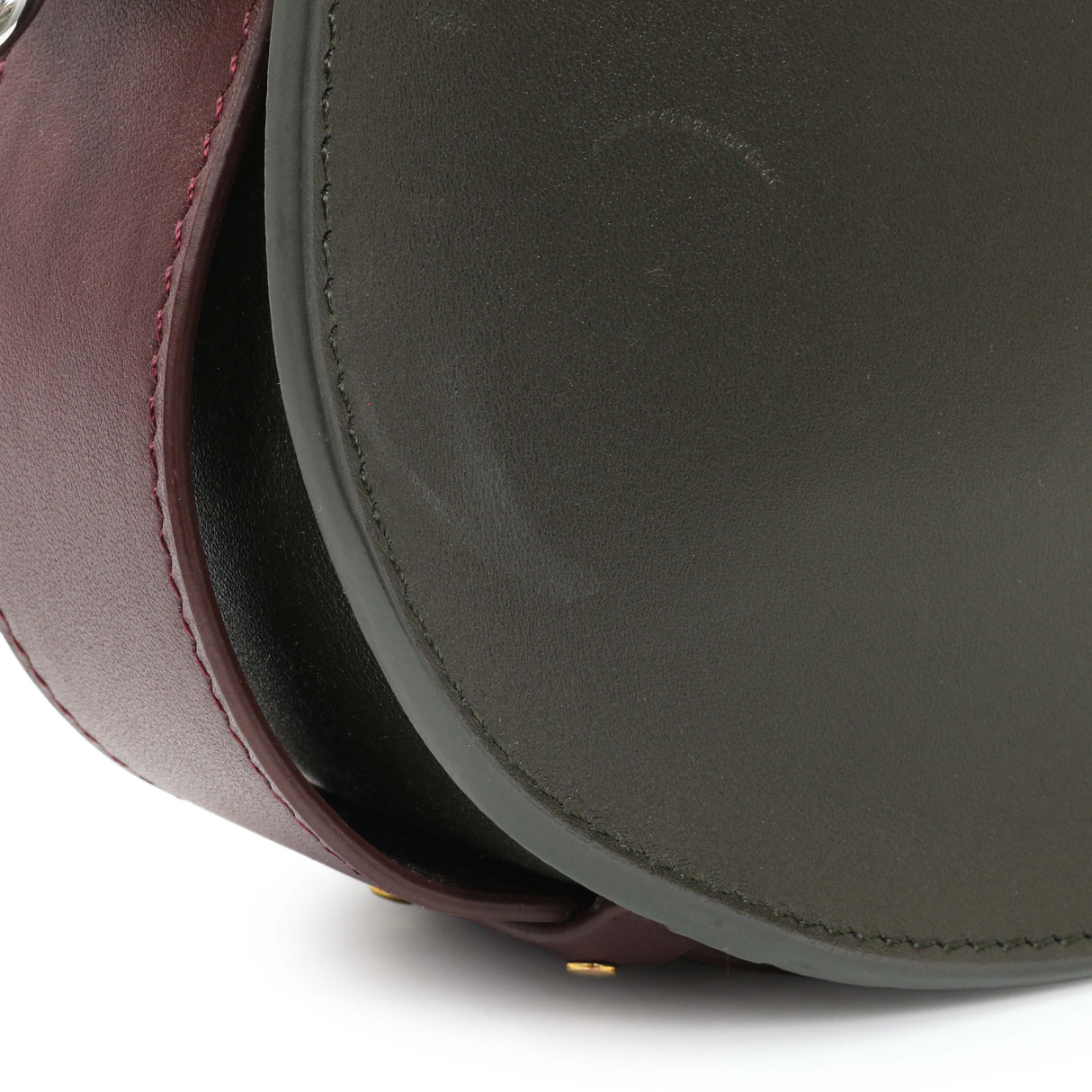 Chloe Green Calfskin Little Horses Embroidered Small Tess Bag Handbags Chloe