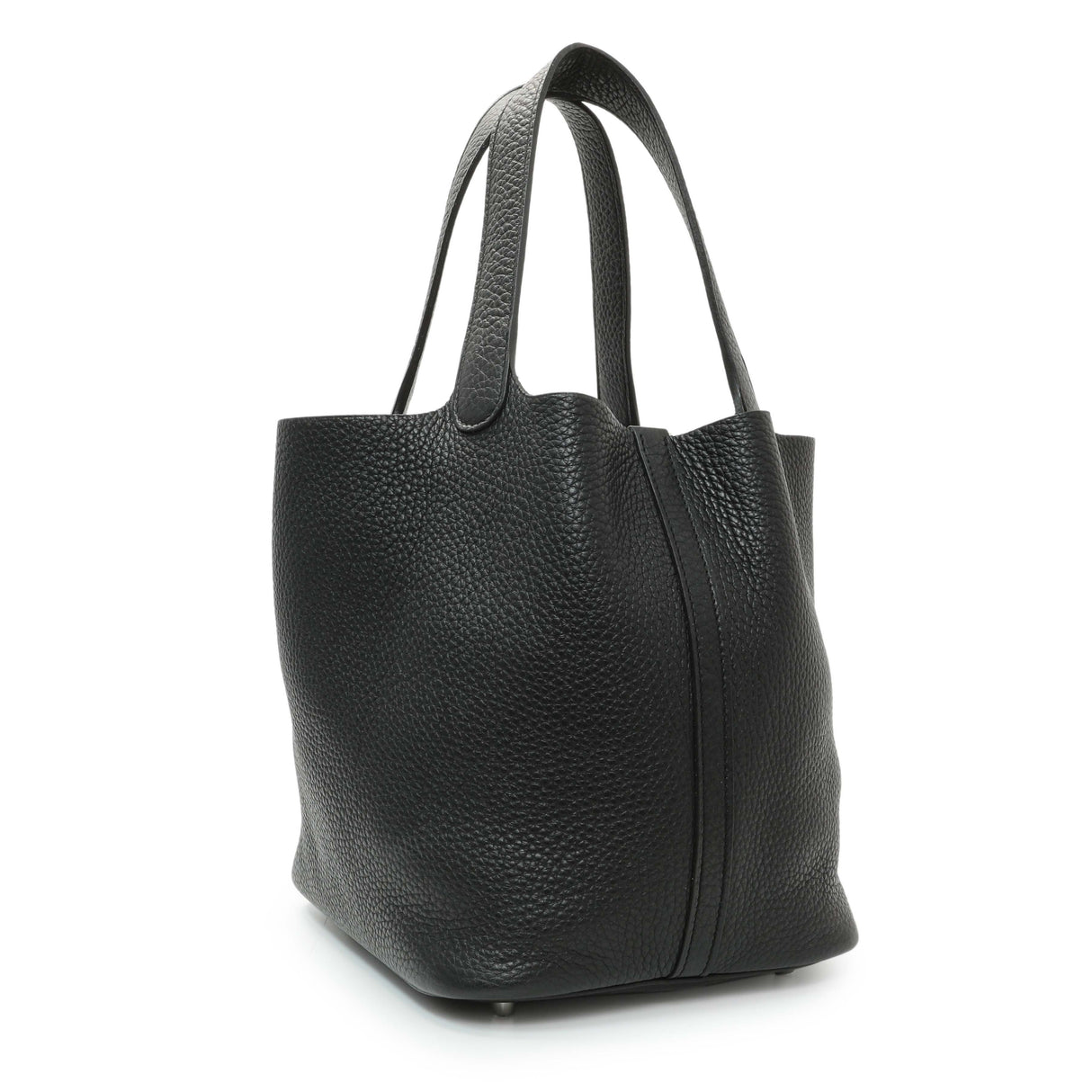 Hermes Black Clemence Picotin 22 Handbags Hermes