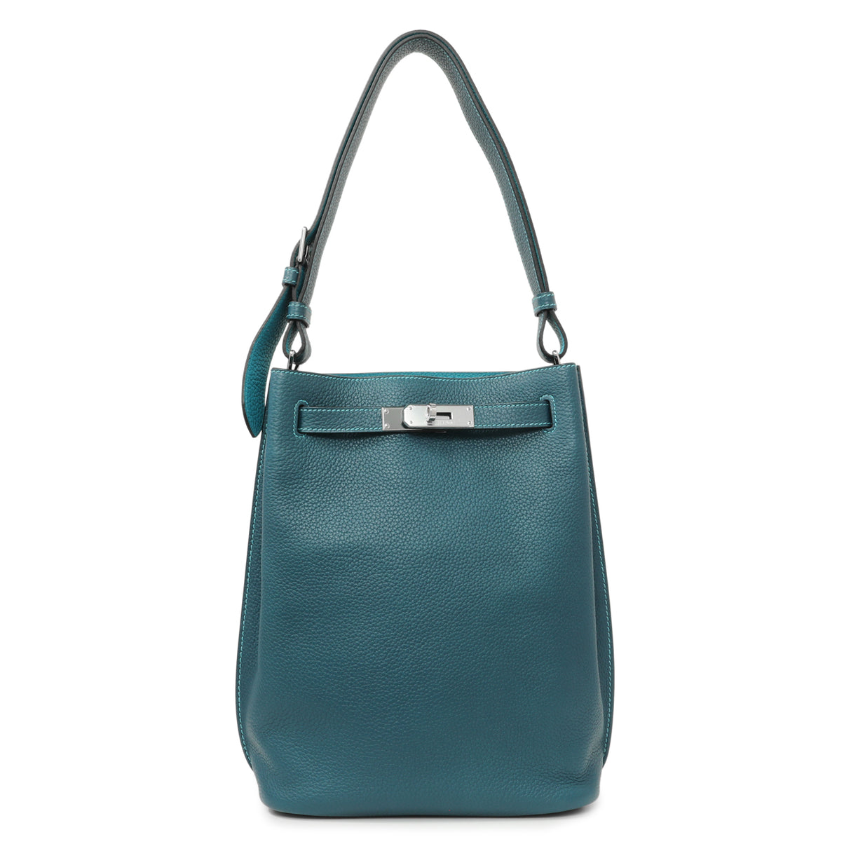 Hermes Bleu Izmir Turquoise Togo Verso So Kelly 22 Handbags Hermes