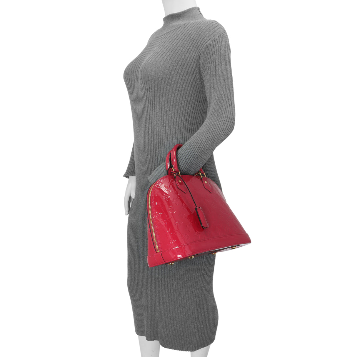 Louis Vuitton Rose Indien Vernis Alma PM Handbags Louis Vuitton