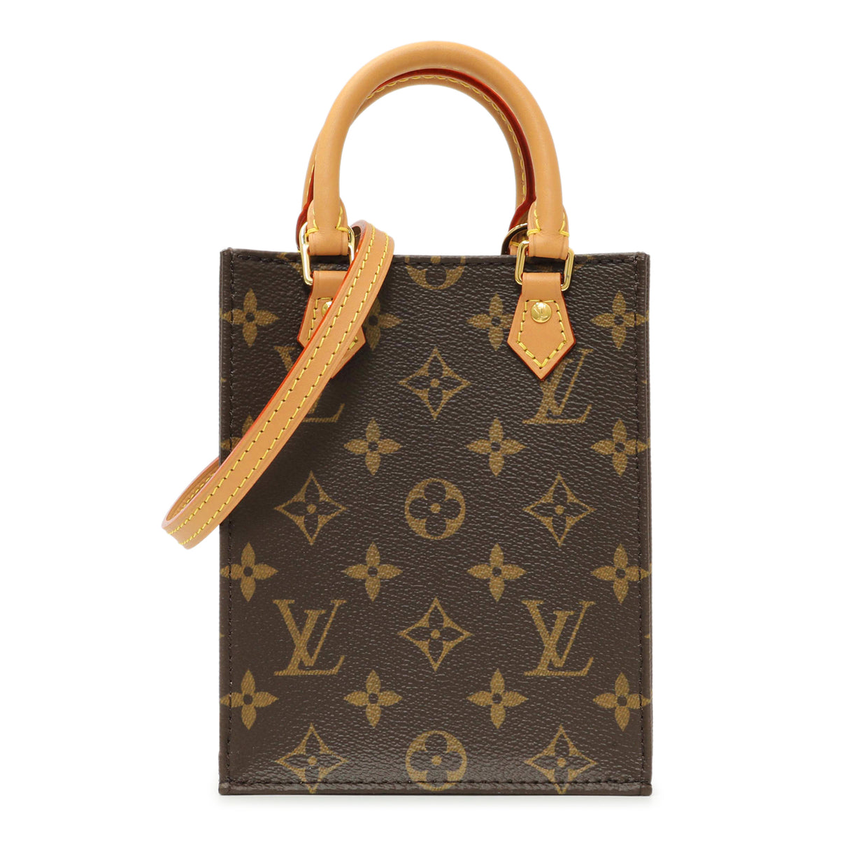 Louis Vuitton Monogram Petit Sac Plat Handbags Louis Vuitton