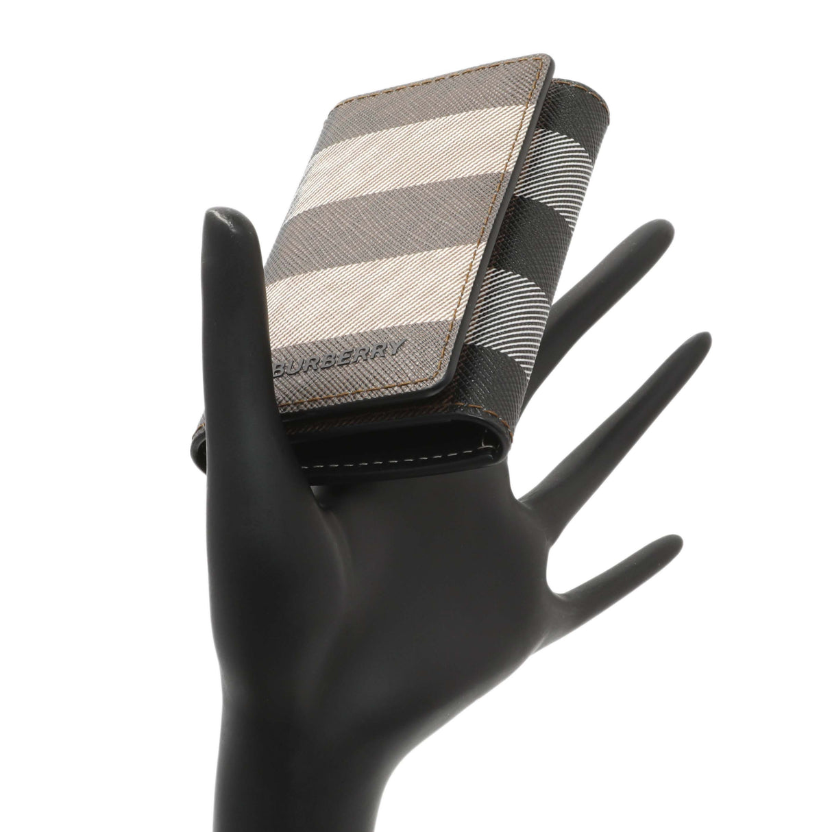 Burberry Brown Check Canvas 6 Key Holder Case Accessories Burberry