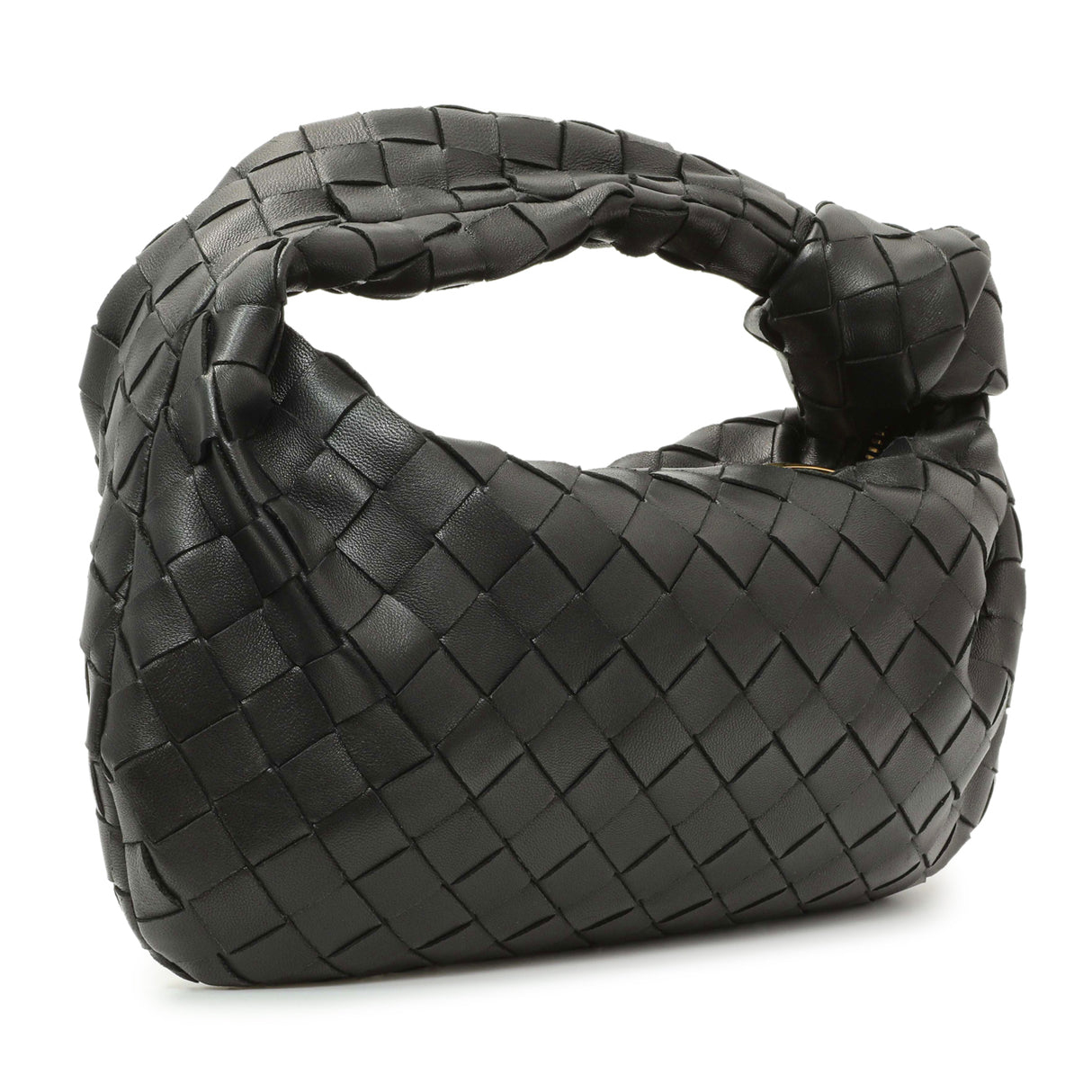 Bottega Veneta Black Nappa Intrecciato Mini Jodie Handbags Bottega Veneta