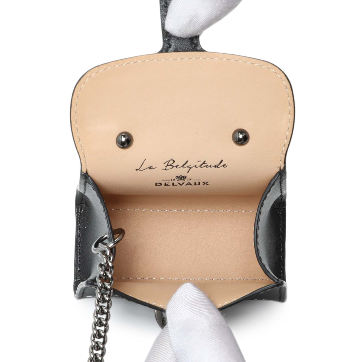 Delvaux Black Calfskin Brillant Bag Charms Accessories Delvaux