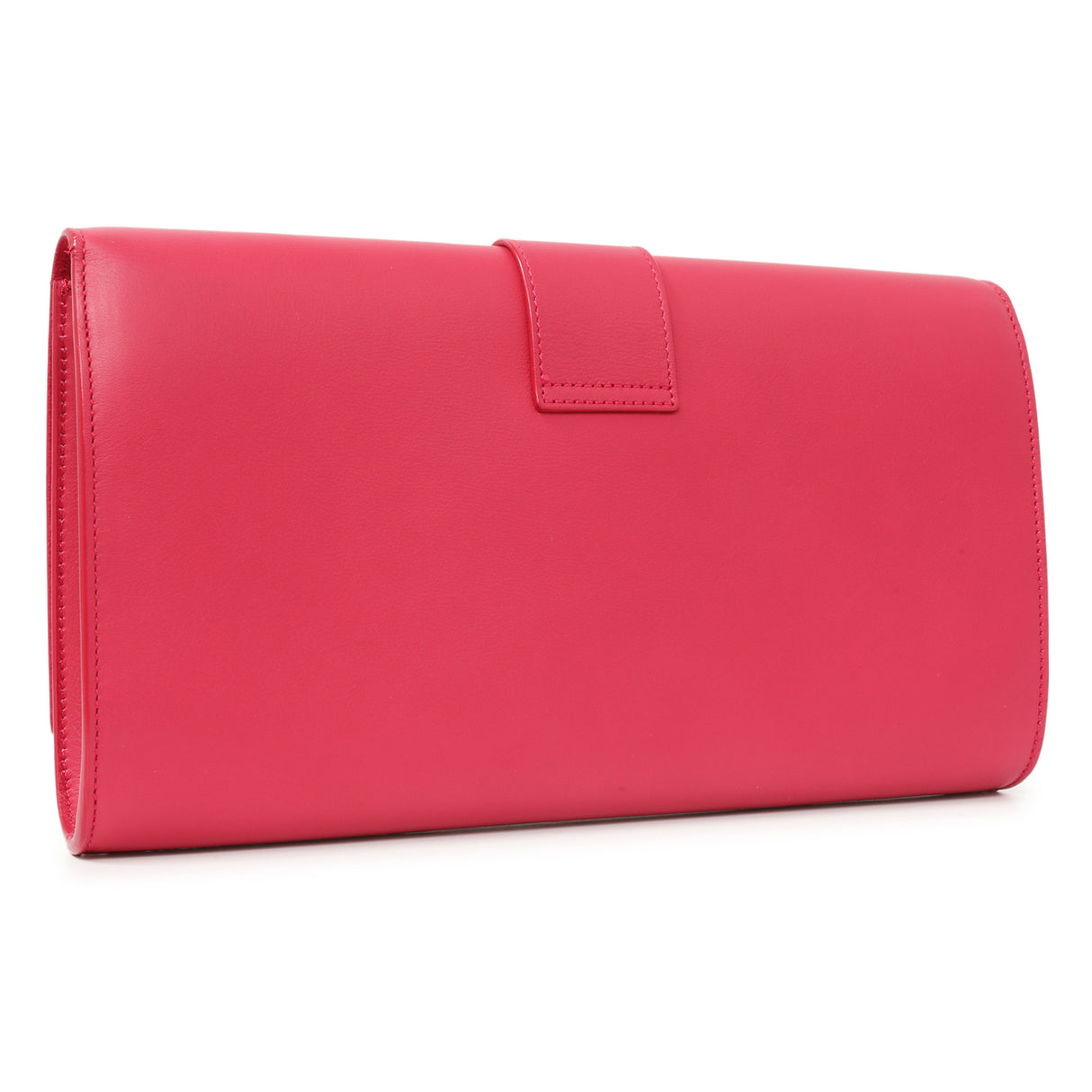 Saint Laurent Pink Calfskin Y Ligne Clutch Handbags Saint Laurent