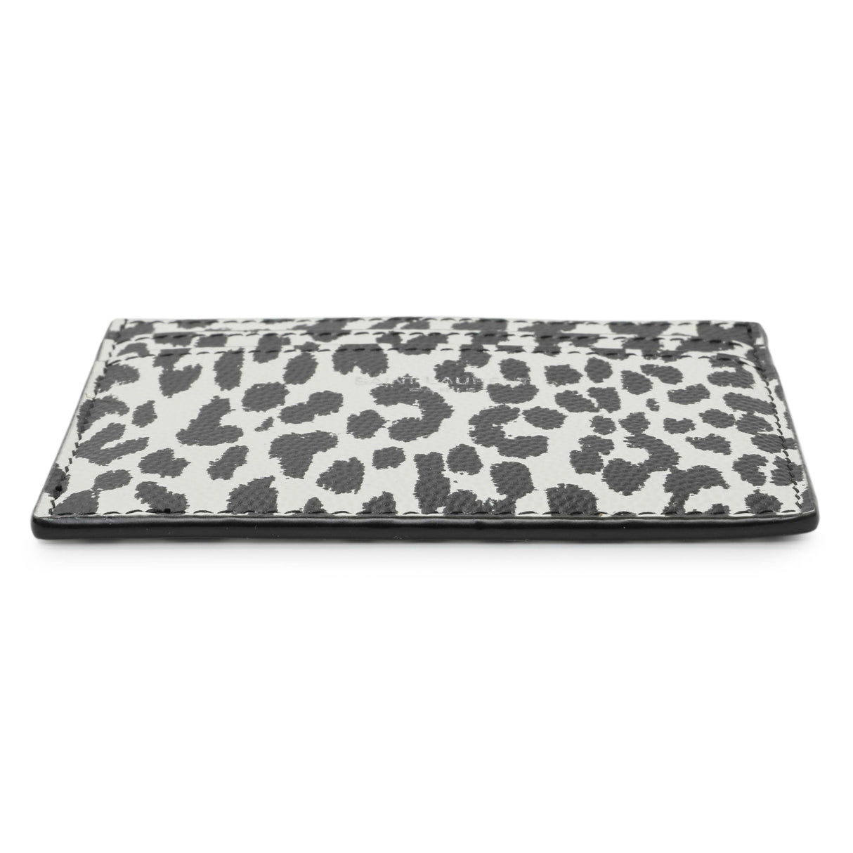 Saint Laurent Grain De Poudre Baby Cat Print Card Case Accessories Saint Laurent