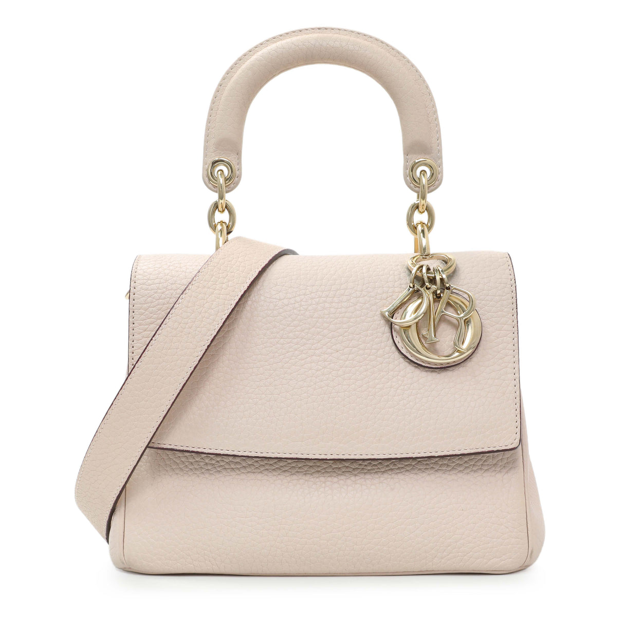 Christian Dior Light Pink Bullcalf Mini Be Dior Flap Handbags Christian Dior