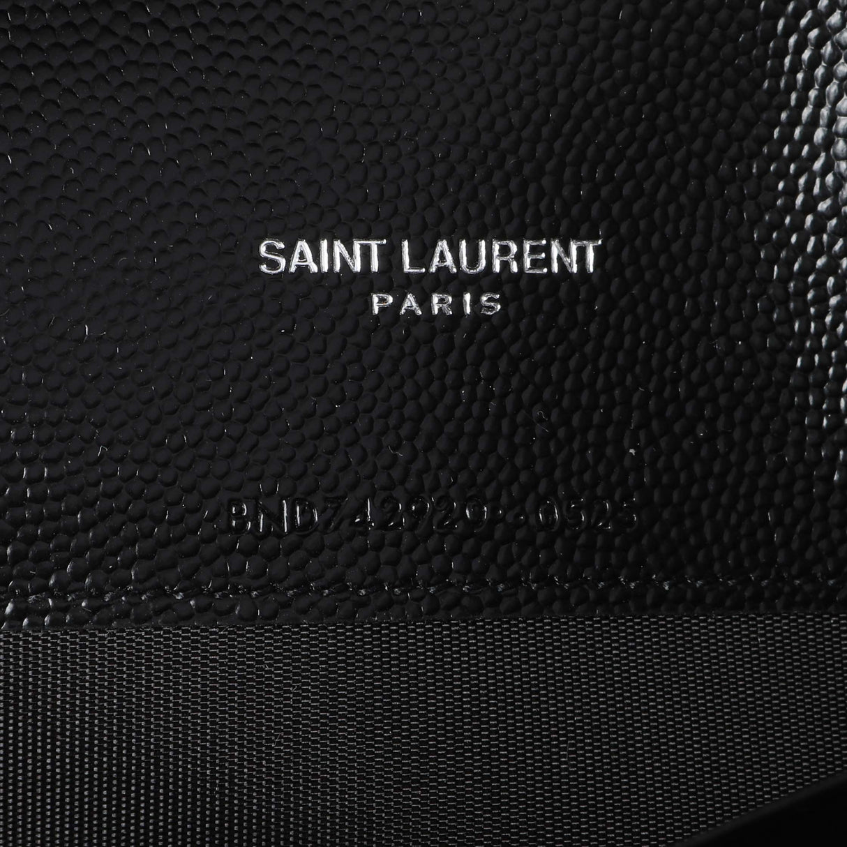 Saint Laurent Black Grain De Poudre Envelope Chain Wallet Handbags Saint Laurent