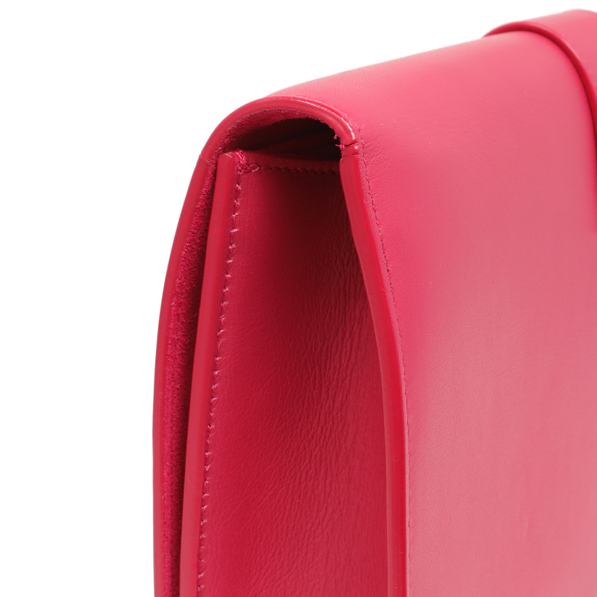 Saint Laurent Pink Calfskin Y Ligne Clutch Handbags Saint Laurent