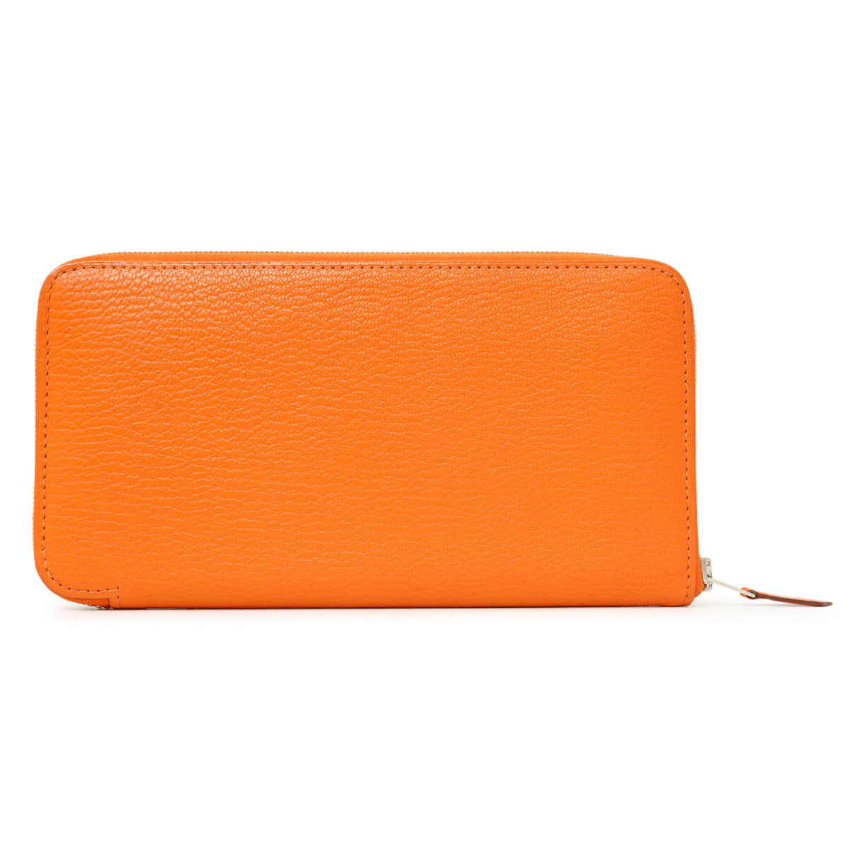 Hermes Orange Chevre Mysore Azap Wallet Accessories Hermes