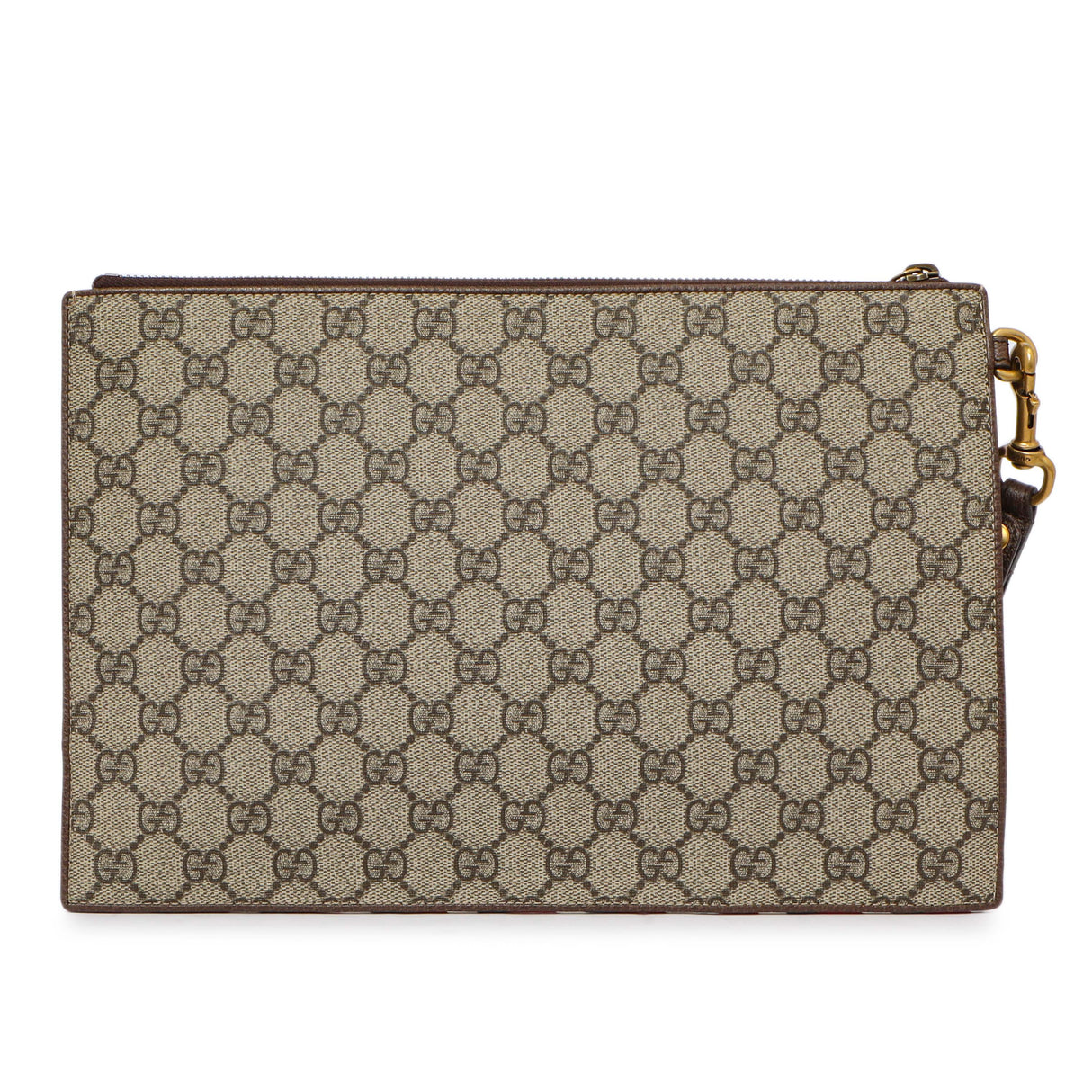 Gucci GG Supreme Monogram Courrier Neo Vintage Zip Wristlet Handbags Gucci