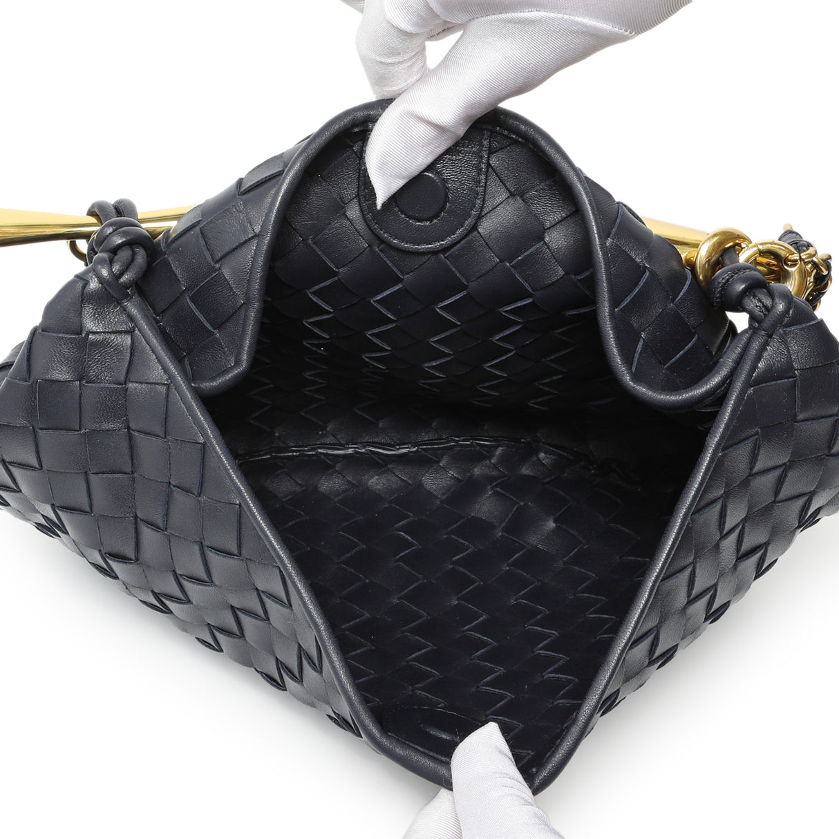 Bottega Veneta Nappa Intrecciato Sardine With Chain Bag Handbags Bottega Veneta