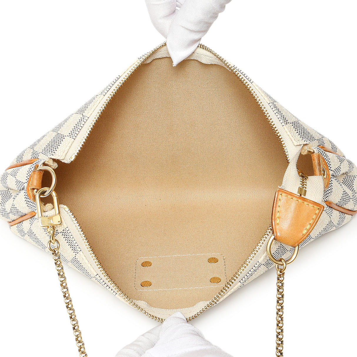 Louis Vuitton Damier Azur Eva Clutch Handbags Louis Vuitton