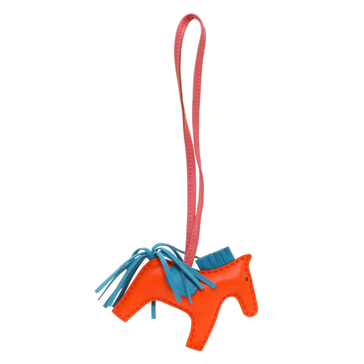 Hermes Milo Lambskin Grigri Rodeo Horse Bag Charm PM Accessories Hermes