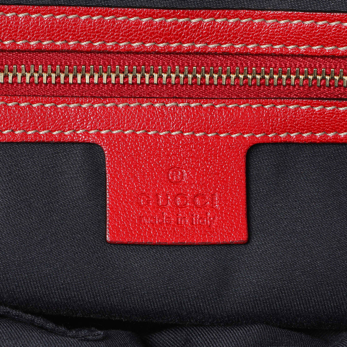 Gucci Red Calfskin Capri Small Bowler Handbags Gucci