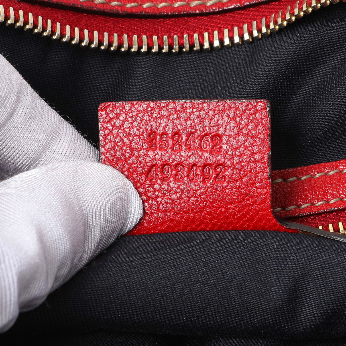 Gucci Red Calfskin Capri Small Bowler Handbags Gucci