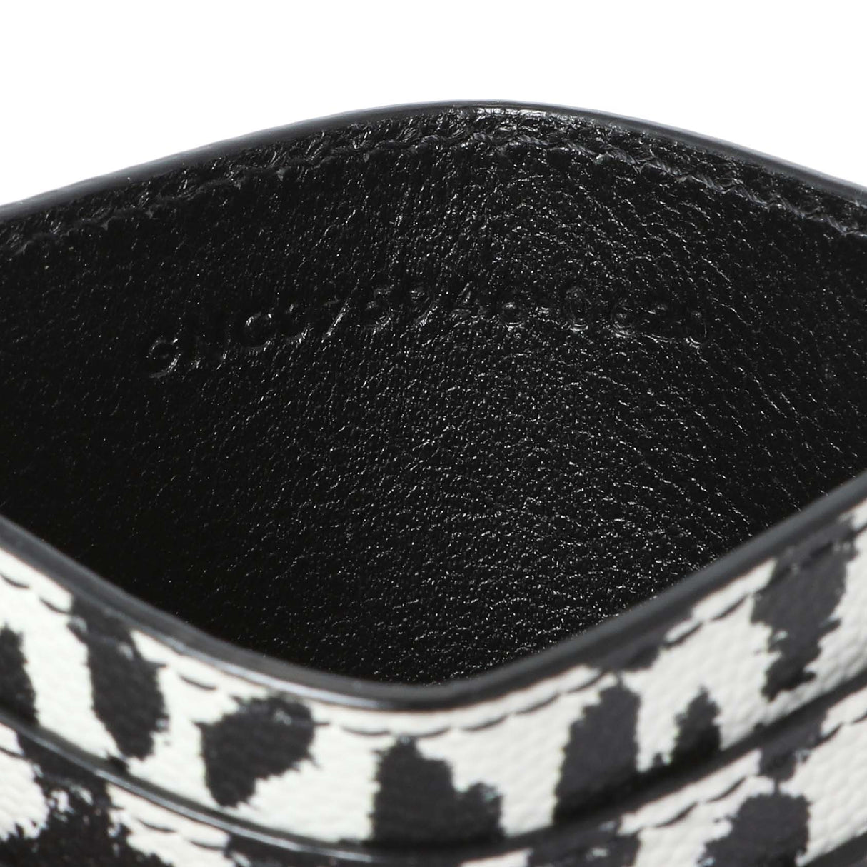 Saint Laurent Grain De Poudre Baby Cat Print Card Case Accessories Saint Laurent