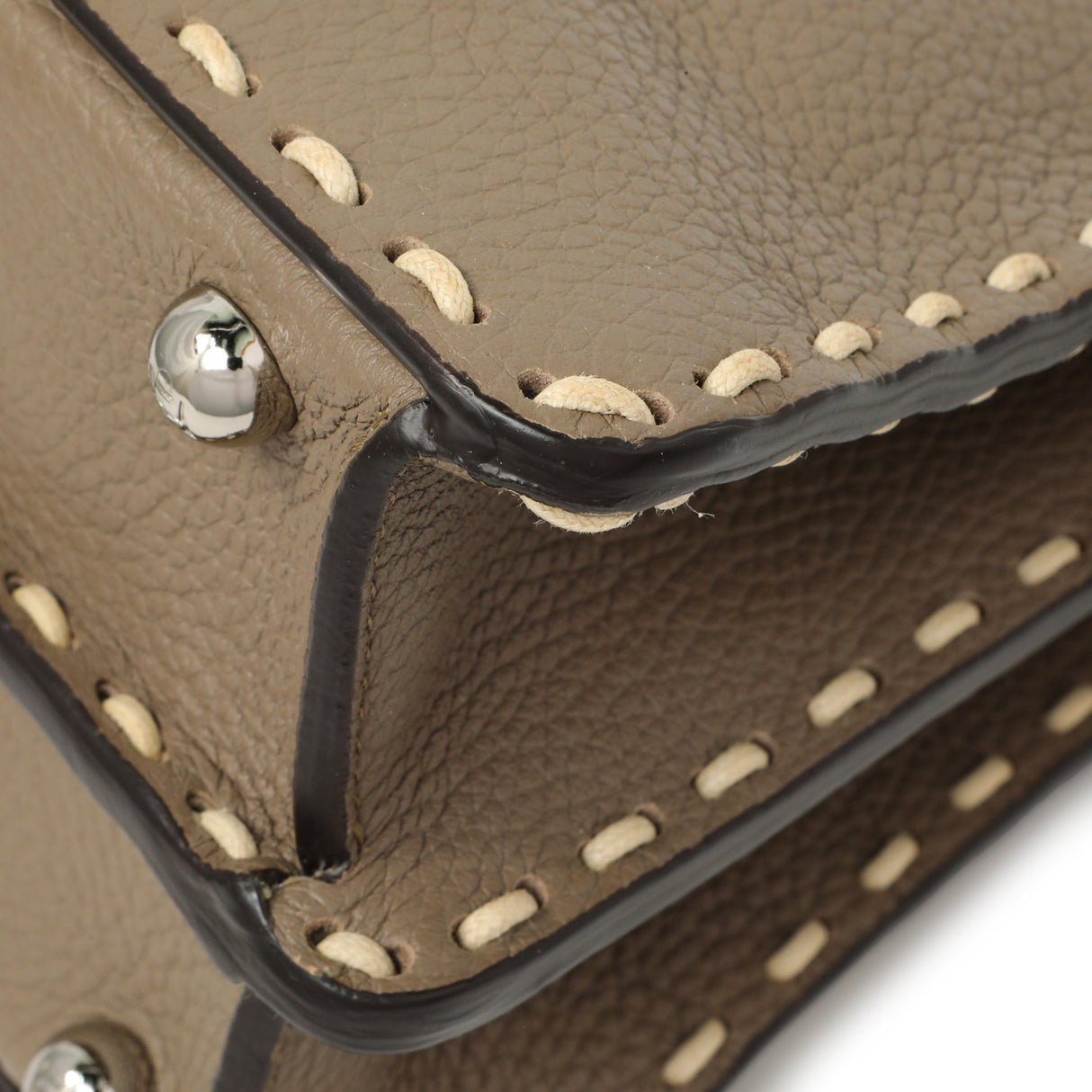 Fendi Cuoio Romano Selleria Small Peekaboo I SEE U Satchel Handbags Fendi