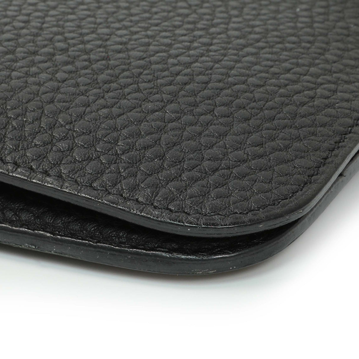 Hermes Black Togo Dogon Duo Wallet Accessories Hermes