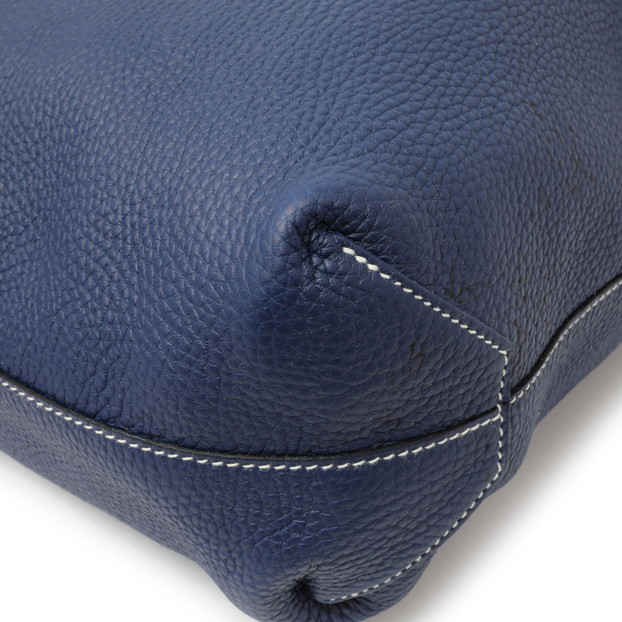 Hermes Blue Taurillon Clemence Double Sens 36 Handbags Hermes