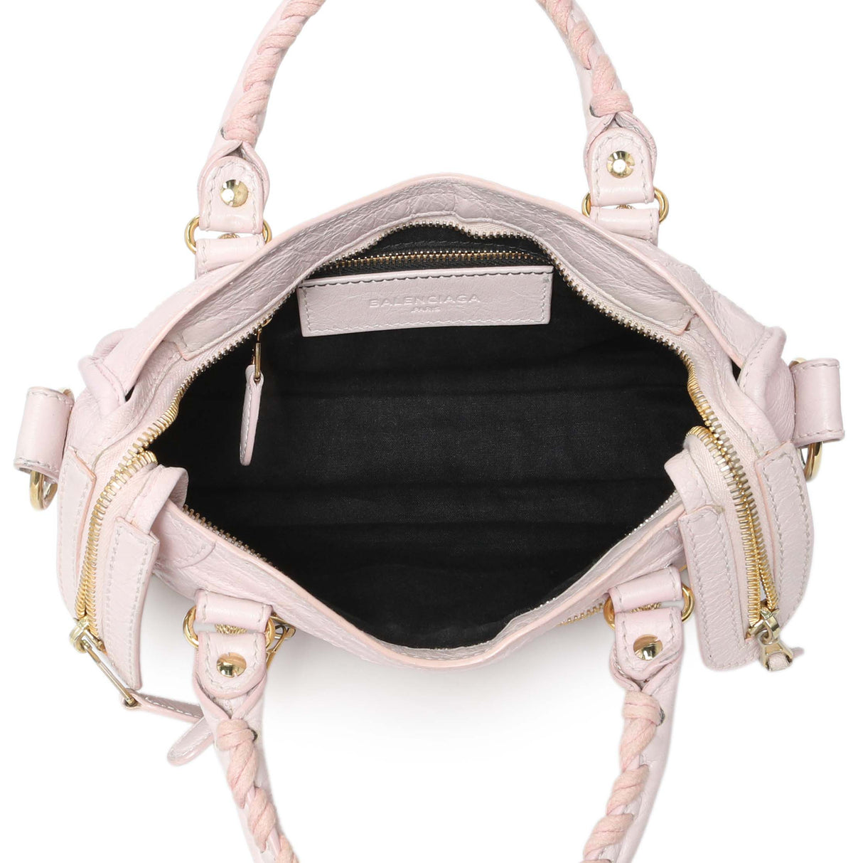 Balenciaga Pink Agneau Giant 12 Gold Hardware Mini City Handbags Balenciaga