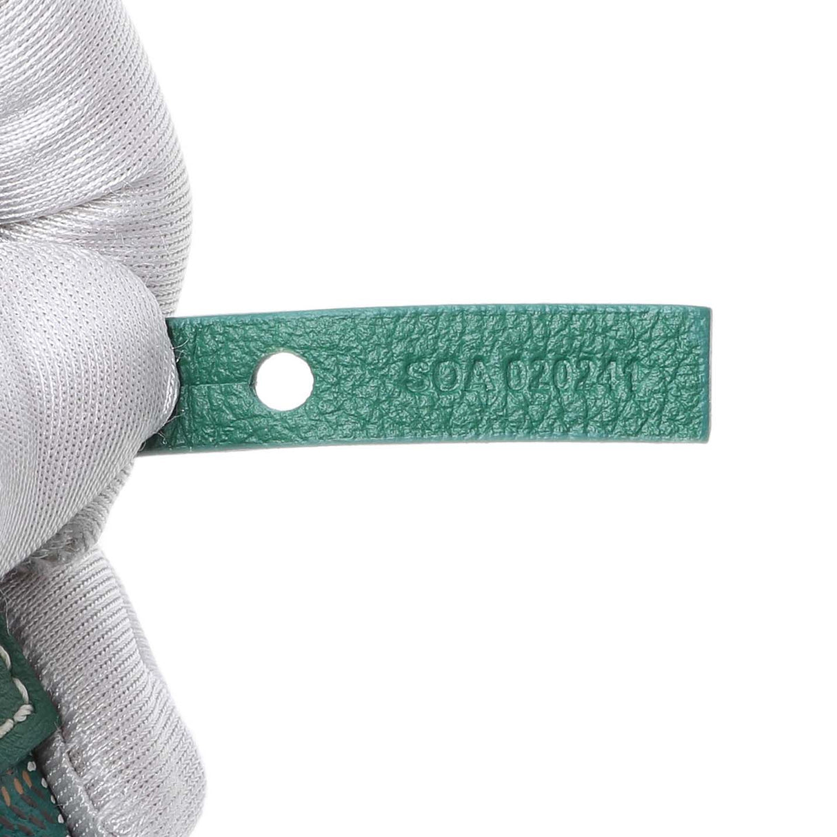 Goyard Green Goyardine Reversible Mini Anjou