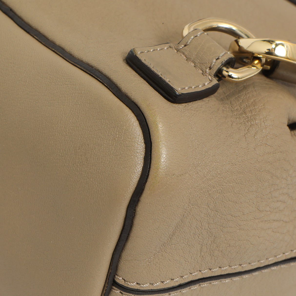 Chloe Grey Suede Calfskin Mini Faye Backpack Handbags Chloe