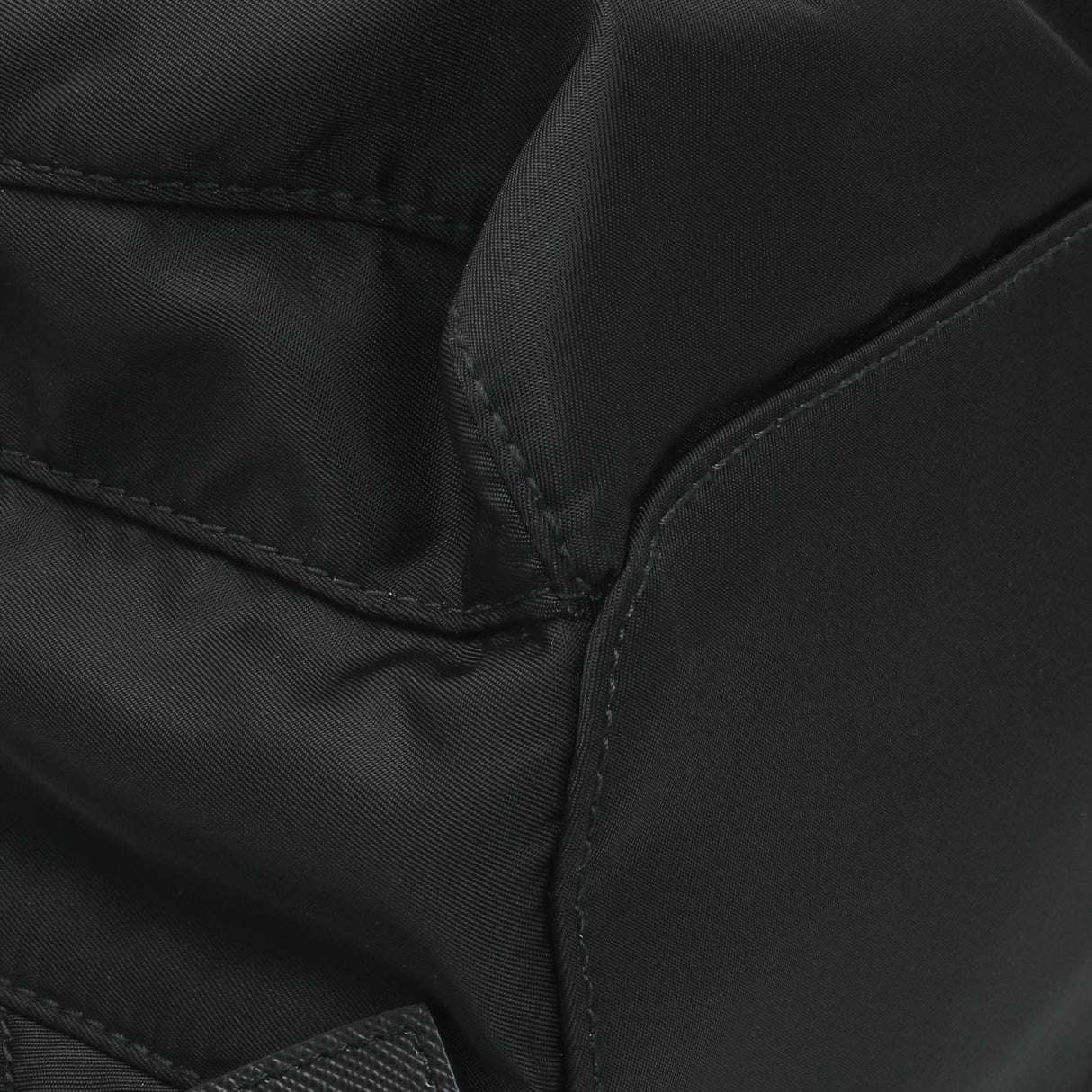 Prada Black Tessuto Nylon Medium Backpack Handbags Prada
