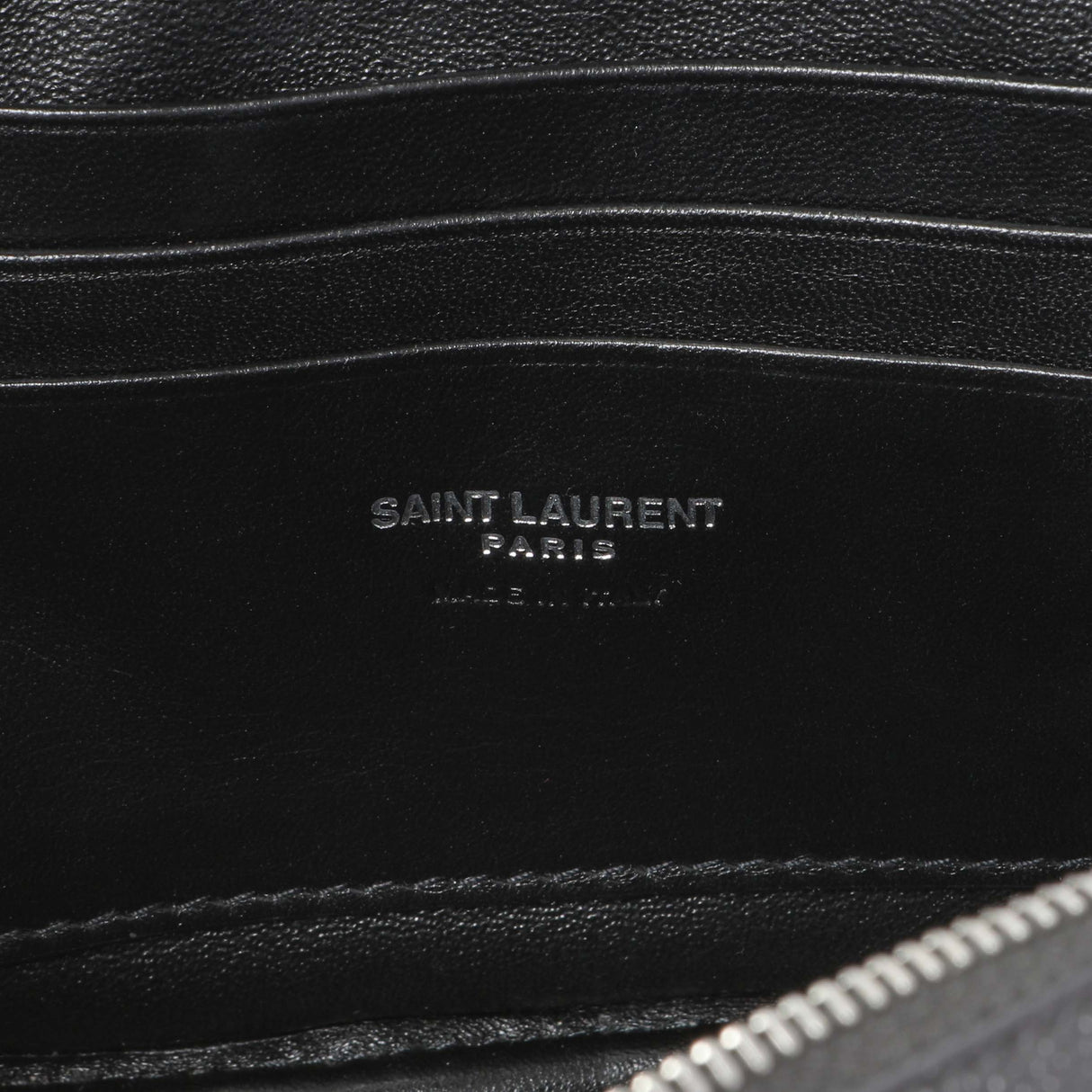 Saint Laurent Grey Grain De Poudre Matelasse Monogram Mini Lou Camera Bag Handbags Saint Laurent