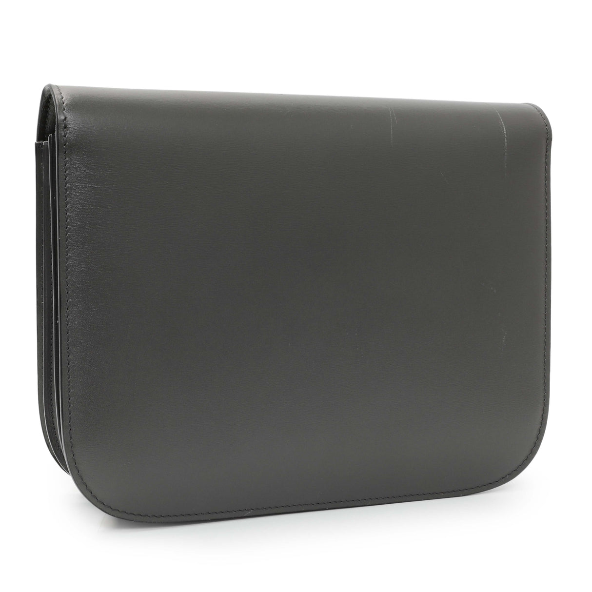 Celine Grey Smooth Calfskin Medium Classic Box Flap Handbags Celine